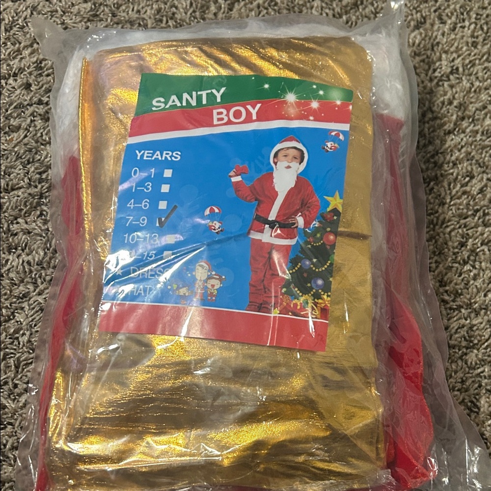 Santa Boys Costume